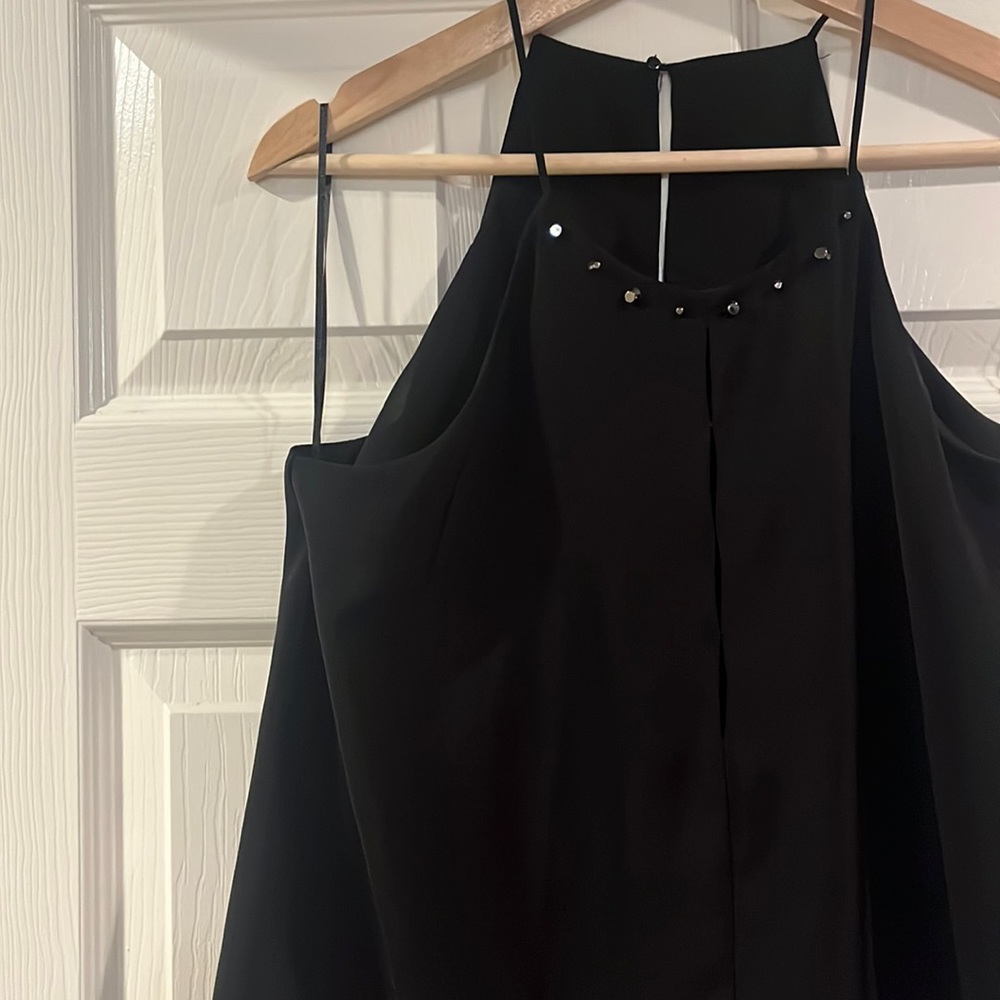 Zara basic black tank